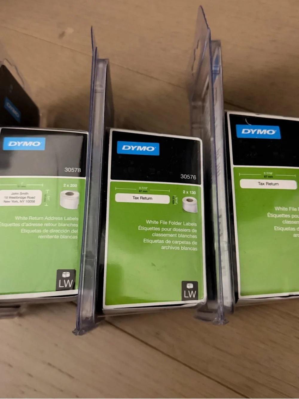 DYMO Three Pack of White Labels